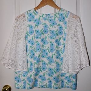 Draper James Hilltop Garden Lace Top